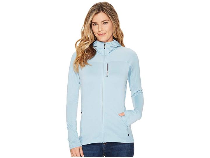 Adidas Outdoor Terrex Stockhorn Fleece Hoodie (ash Grey) Women's Sweatshirt