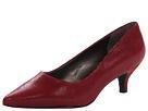 Trotters - Paulina (dark Red Patent Suede Lizard Leather)