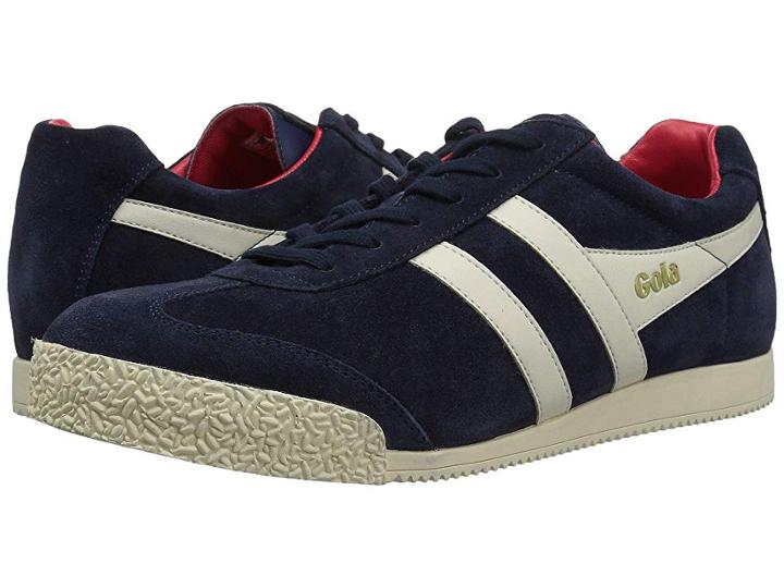 Gola Harrier (navy/off-white/red) Men's  Shoes