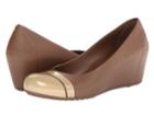 Crocs Cap Toe Wedge (bronze/gold) Women's Wedge Shoes