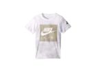 Nike Kids Air Cloud Short Sleeve Tee (little Kids) (white) Boy's T Shirt