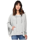Bench Sharpness Loose Sweatshirt (grey Marl) Women's Sweatshirt