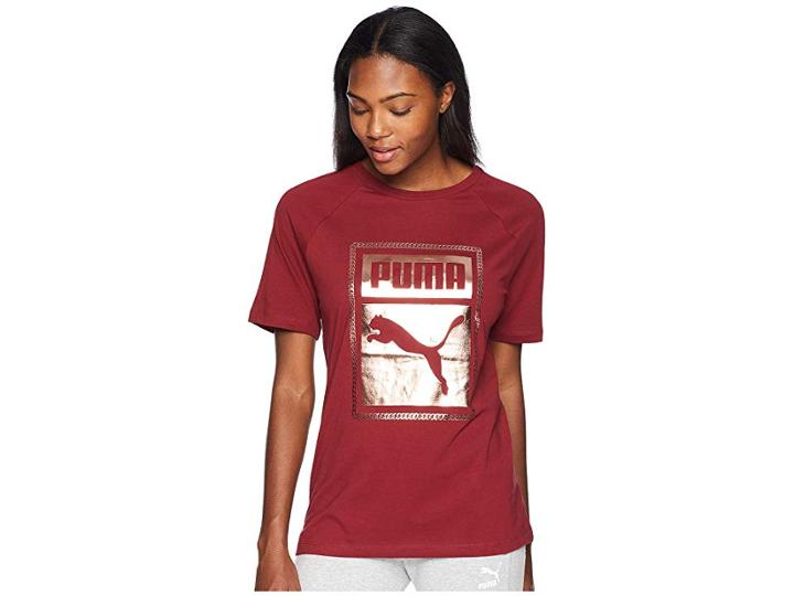 Puma T7 Chains Tee (pomegranate) Women's T Shirt