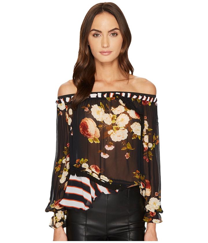 Preen By Thornton Bregazzi Tamara Blouse (peony Stripe) Women's Blouse