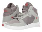 Supra Vaider 2.0 (ghost Grey/red/white) Men's Skate Shoes