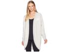 Nike Rally Rib Cardigan (grey Heather/pale Grey/white) Women's Sweater