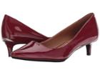 Calvin Klein Gabrianna Pump (red Rock Patent) Women's 1-2 Inch Heel Shoes