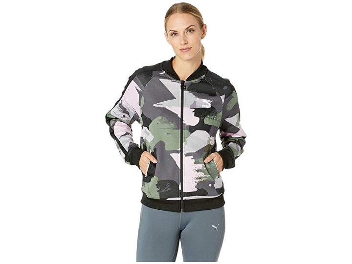 Puma Classics T7 Track Jacket Aop (iron Gate) Women's Coat