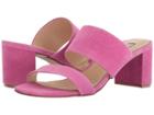 Kristin Cavallari Lakeview Slide Sandal (fuchsia Kid Suede) Women's 1-2 Inch Heel Shoes