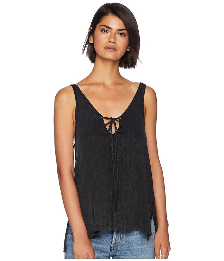 Free People Scarlett Tank (black) Women's Sleeveless