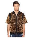 Dsquared2 Printed Viscose Shirt (leopard) Men's Clothing