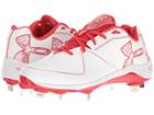 Under Armour Ua Glyde St (white/red) Women's Cleated Shoes