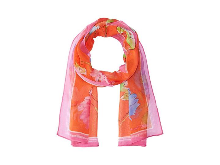 Lauren Ralph Lauren Madison Silk Oblong (orange) Scarves