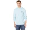 Billabong Tendencies Long Sleeve Hood T-shirt (coastal Blue) Men's Clothing