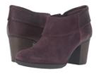Clarks Enfield Canal (aubergine Suede/leather) Women's  Boots