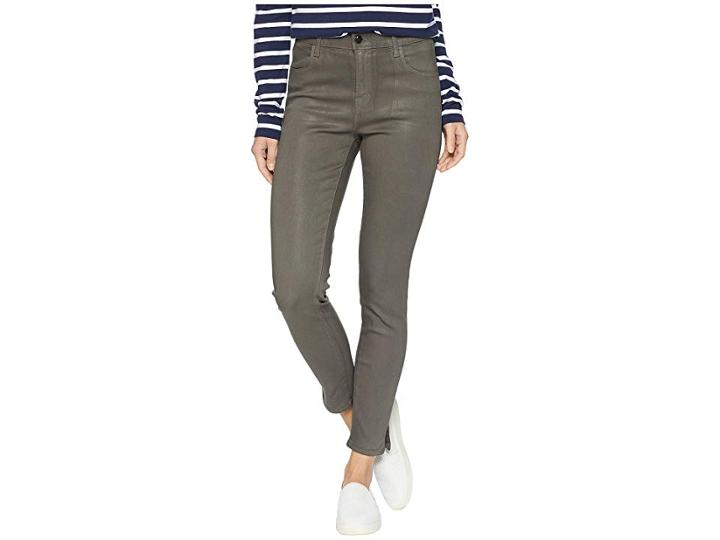 J Brand Alana High-rise Crop Skinny In Coated Juniper (coated Juniper) Women's Jeans