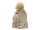 Echo Design Embellished Cuff Hat With Interchangeable Poms (chai) Beanies
