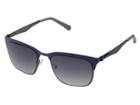 Guess Gu6900 (matte Blue/blue) Fashion Sunglasses