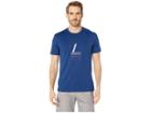 Lacoste Short Sleeve Regular Fit Heritage L Graphic T-shirt (inkwell) Men's T Shirt