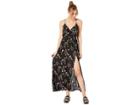 Angie Maxi Dress W/ Crisscross Back Detail (black) Women's Dress