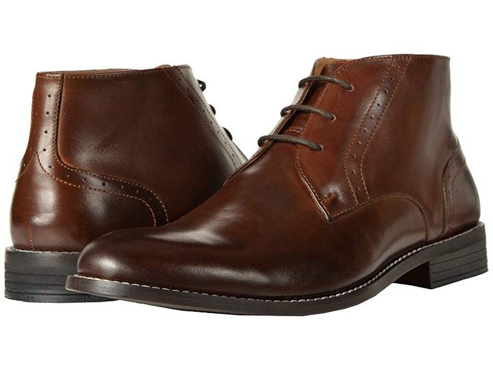 Nunn Bush Savage Plain Toe Chukka Boot (brown) Men's Dress Lace-up Boots