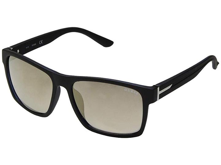 Guess Gf5049 (matte Black/gradient Blue) Fashion Sunglasses