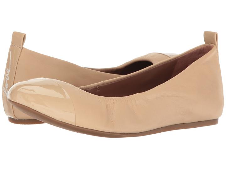 Ed Ellen Degeneres Lilliane2 (bisque Lather/patent Pu) Women's Lace Up Casual Shoes