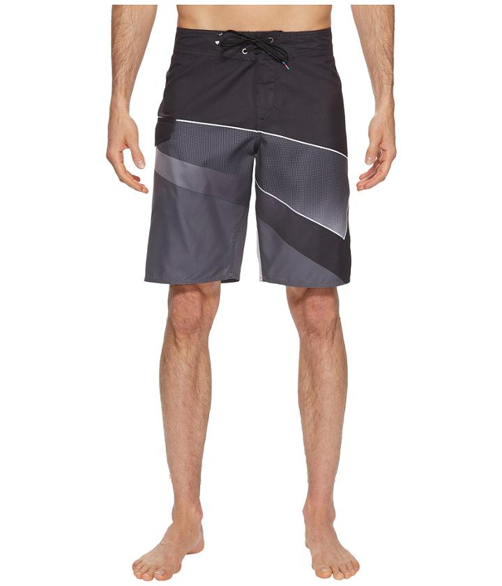 Quiksilver Slash Fade Logo 21 Boardshorts (black) Men's Swimwear