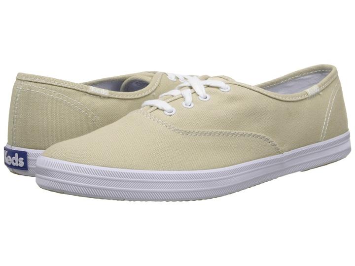 Keds Champion-canvas Cvo (stone Canvas) Women's Lace Up Casual Shoes