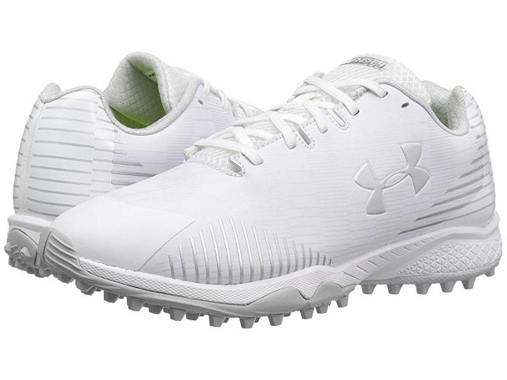 Under Armour Ua Lax Finisher Tf (white/white) Women's Shoes