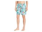 U.s. Surf Club Tropical Swim Shorts (fresh Mint) Men's Swimwear