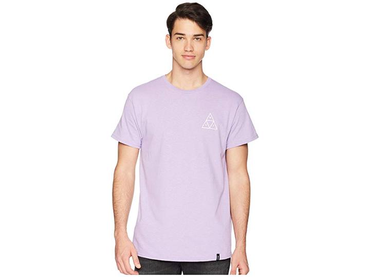 Huf Triple Triangle Tee (lavender) Men's T Shirt