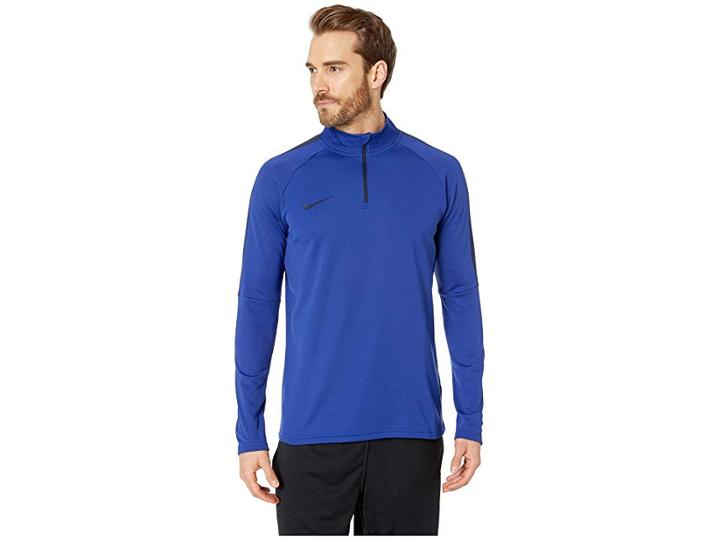 Nike Dry 1/4 Zip Soccer Drill Top (deep Royal Blue/obsidian/obsidian) Men's Clothing