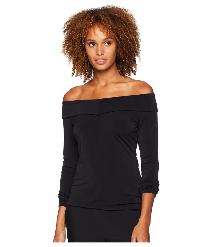 Eci Off The Shoulder Top (black) Women's Clothing