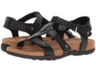 Minnetonka Bristol (black Leather) Women's Sandals
