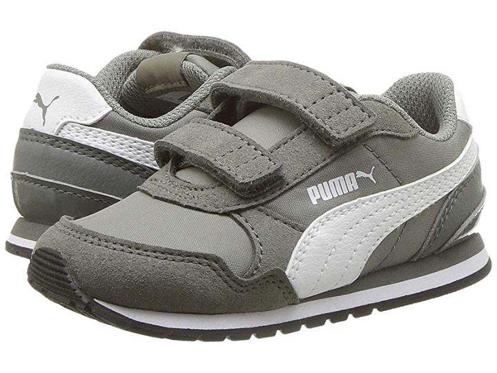 Puma Kids St Runner V2 Nl V (toddler) (rock Ridge/puma White) Boys Shoes