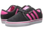 Adidas Skateboarding Seeley J (little Kid/big Kid) (dark Grey Heather/solid Grey/solar Pink/core White) Skate Shoes