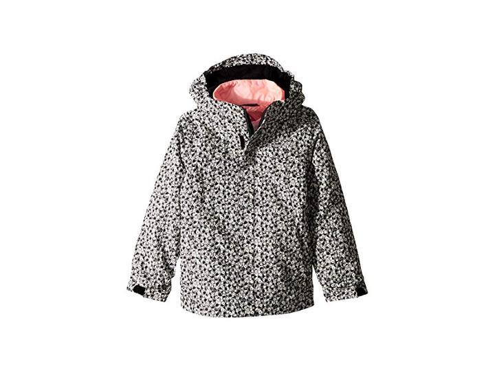 Columbia Kids Whirlibirdtm Ii Interchange Jacket (little Kids/big Kids) (black Floral Print) Girl's Coat