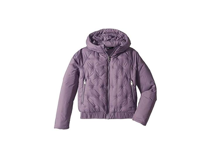 The North Face Kids Mashup Hoodie (little Kids/big Kids) (purple Sage) Girl's Sweatshirt