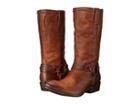 Frye Carson Harness (cognac Washed Antique Pull Up) Women's Pull-on Boots