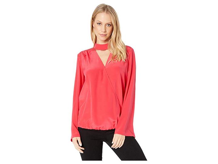 Trina Turk Fresco Top (pink Pop) Women's Clothing