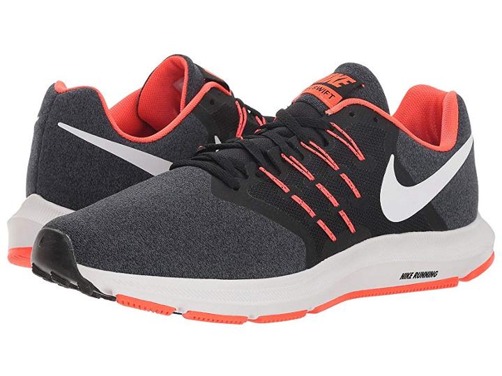 Nike Run Swift (black/vast Grey/bright Crimson) Men's Running Shoes
