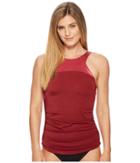 Prana Catrin Tankini (crimson) Women's Swimwear