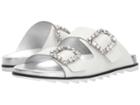 Ivanka Trump Nolan (white Leather) Women's Slide Shoes
