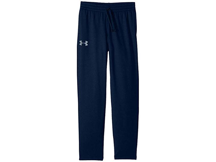 Under Armour Kids Af Open Hem Pants (big Kids) (academy/steel) Boy's Casual Pants
