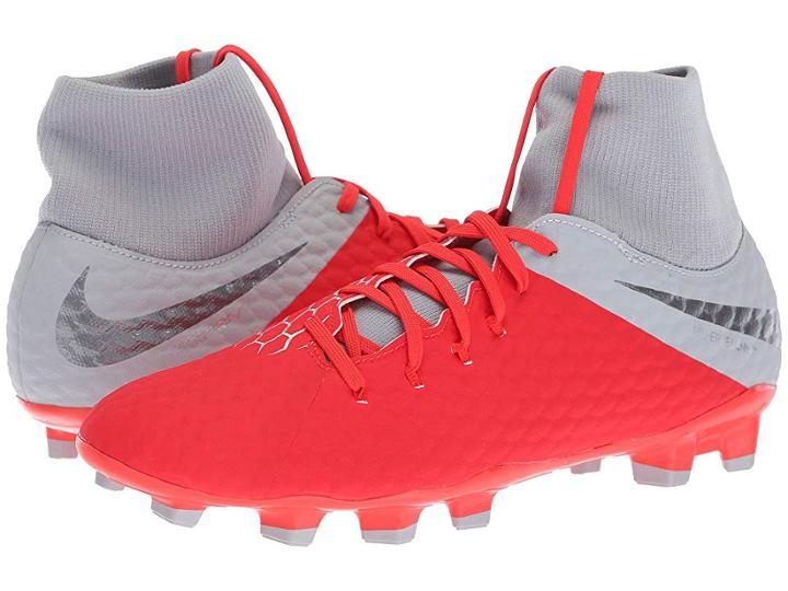 Nike Phantom 3 Academy Df Fg (light Crimson/metallic Dark Grey/wolf Grey) Men's Soccer Shoes