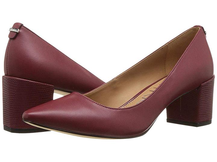 Calvin Klein Natalynn (red Rock Cow Kansas Smooth/mini Lizard) Women's Shoes