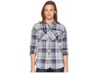 Mountain Hardwear Acadia Stretchtm Long Sleeve Shirt (arctic Circle Blue) Women's Long Sleeve Button Up