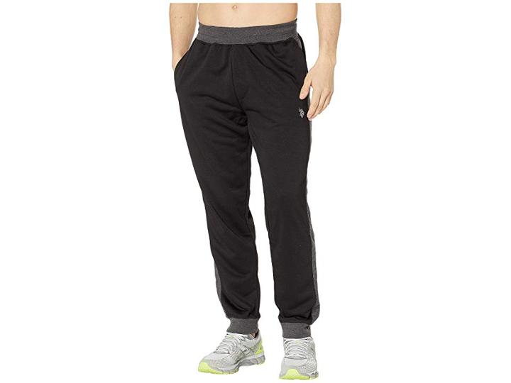 U.s. Polo Assn. Joggers With Contrast Rib Trim (black) Men's Casual Pants