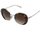 Giorgio Armani 0ar6067 (pale Gold/havana/brown Gradient) Fashion Sunglasses